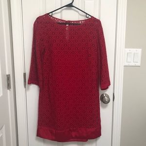Red Lace Dress
